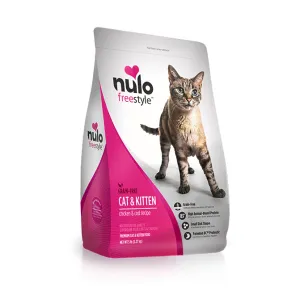 Nulo FreeStyle Cat & Kitten Chicken & Cod 5 lbs organic cat food, holistic cat food
