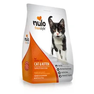 Nulo Freestyle Cat & Kitten Grain Free Turkey & Duck Recipe Dry Cat Food indoor dry cat food, healthy cat kibble