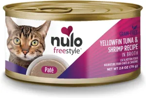 Nulo Freestyle Cat & Kitten Yellowfin Tuna & Shrimp Pate Recipe Wet Cat Food kitten dry food, kitten wet food