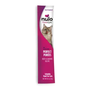 Nulo FreeStyle Cat Puree Beef & Sardine Cat Treats crunchy cat treats, grain free cat treats