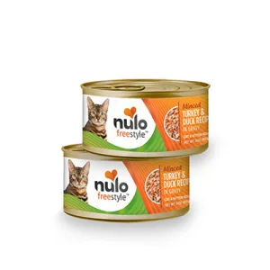Nulo Freestyle Grain Free Minced Turkey & Duck Recipe in Gravy Canned Cat Food wet cat food, canned cat food