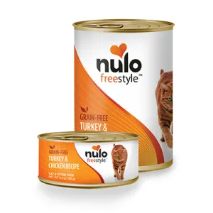 Nulo FreeStyle Grain Free Turkey & Chicken Recipe Canned Cat Food wet cat food, canned cat food