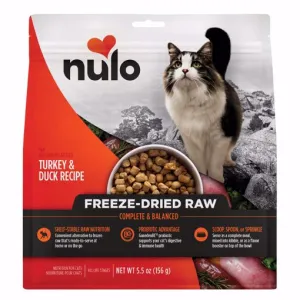 Nulo Freestyle Grain Free Turkey & Duck Recipe Freeze-Dried Raw Cat Food freeze dried cat food, raw cat food