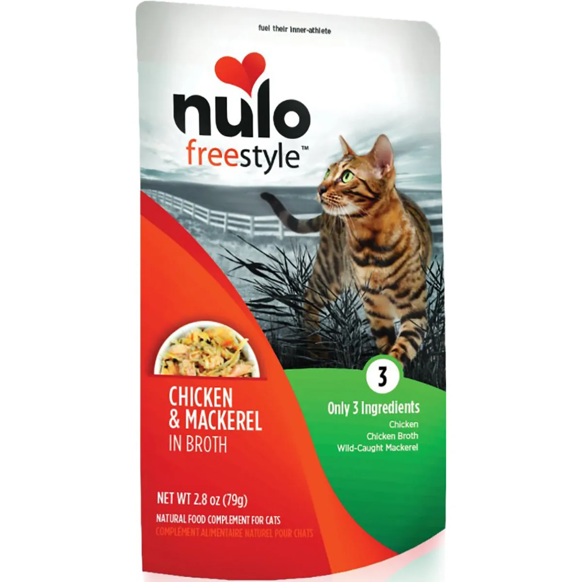 Nulo FreeStyle Meaty Toppers Chicken & Mackerel Cat Food Topper cat toys, cat supplies
