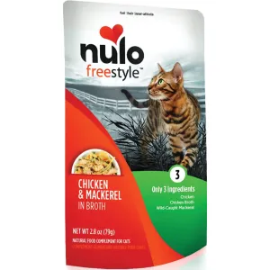 Nulo FreeStyle Meaty Toppers Chicken & Mackerel Cat Food Topper organic cat food, holistic cat food