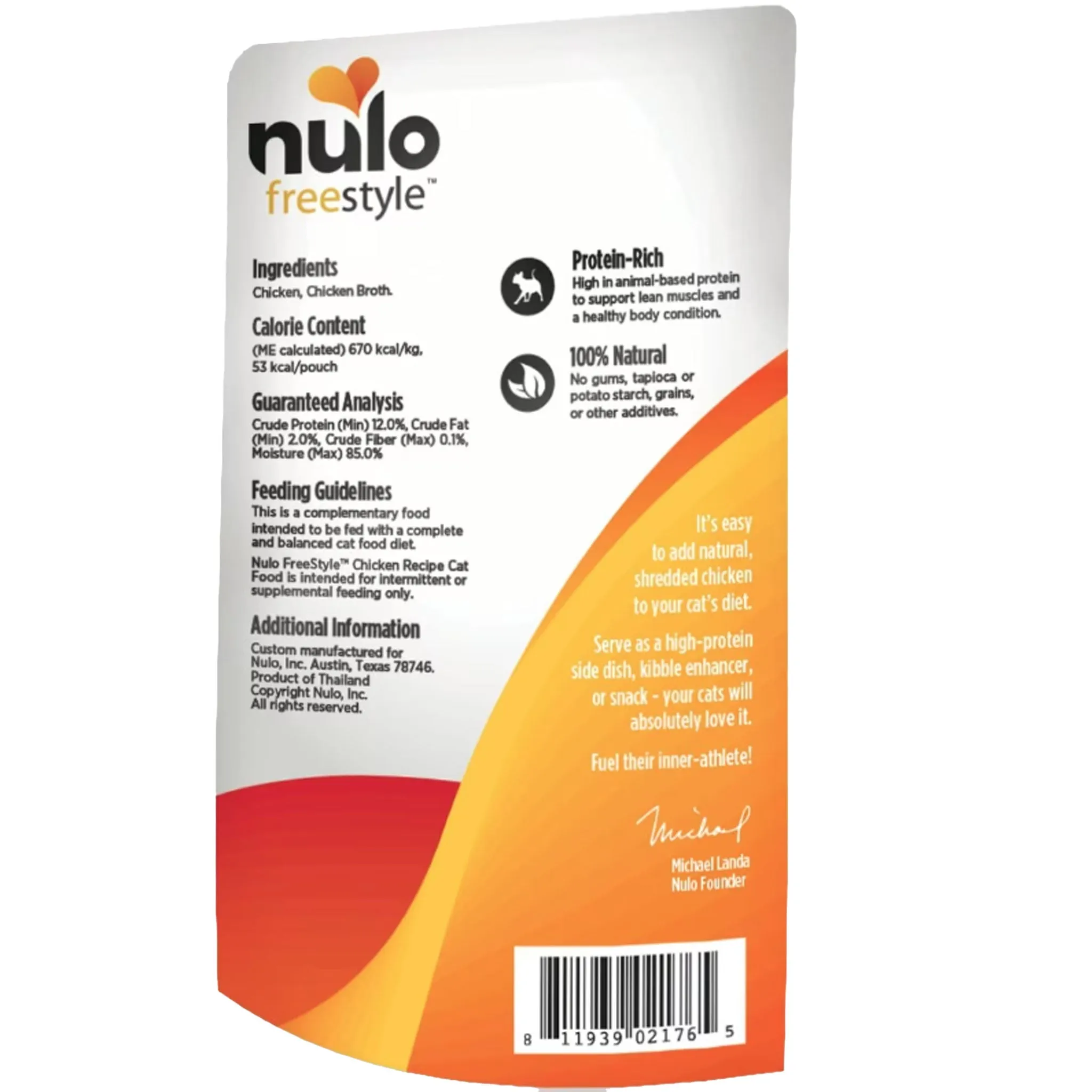 Nulo FreeStyle Meaty Toppers Chicken Cat Food Topper