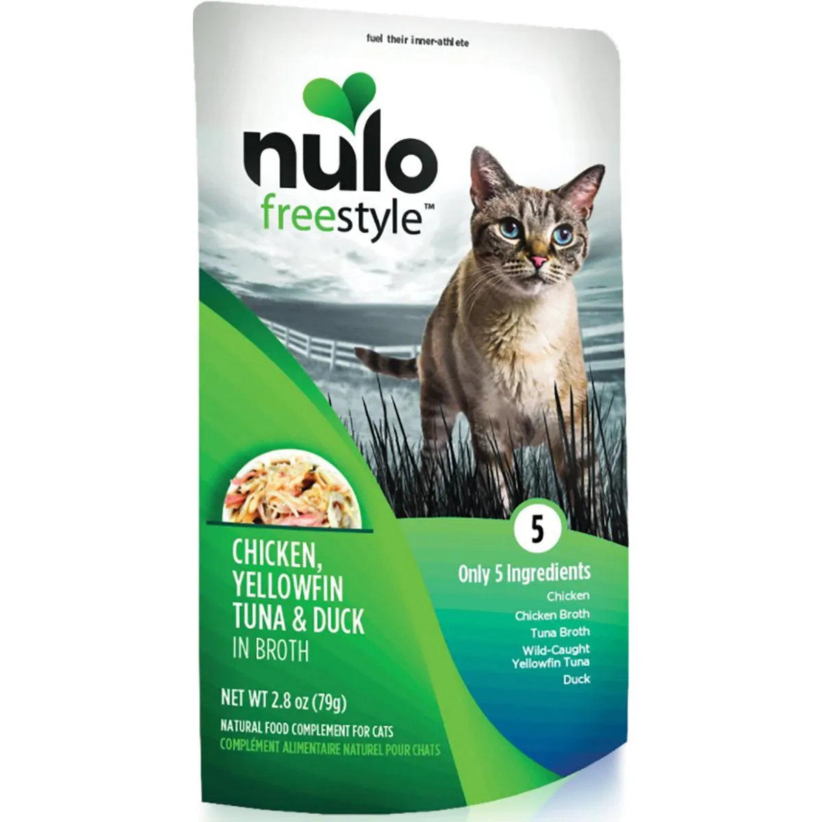 Nulo FreeStyle Meaty Toppers Chicken, Yellowfin Tuna & Duck Cat Food Topper cat toys, cat supplies