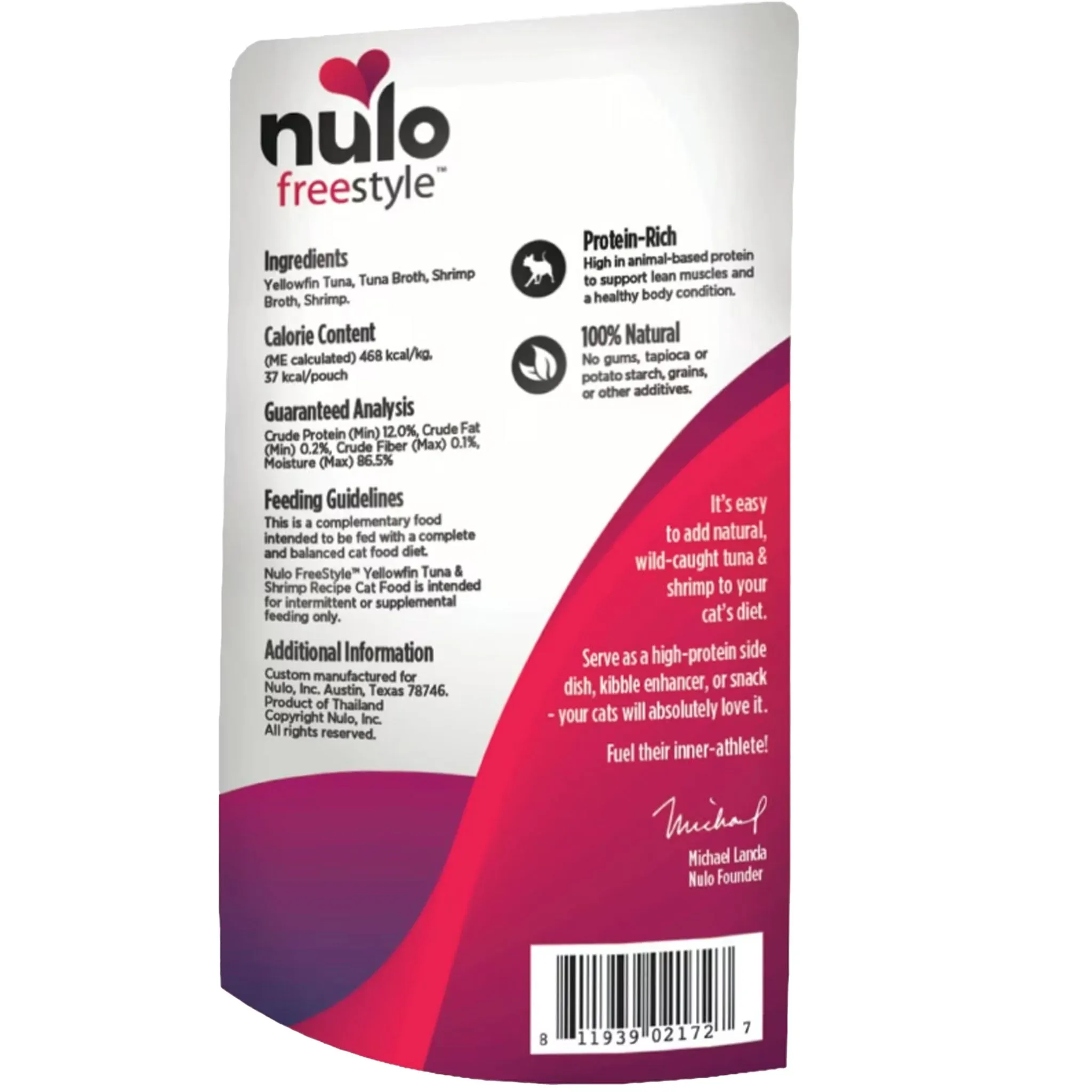 Nulo FreeStyle Meaty Toppers Tuna & Shrimp Cat Food Topper