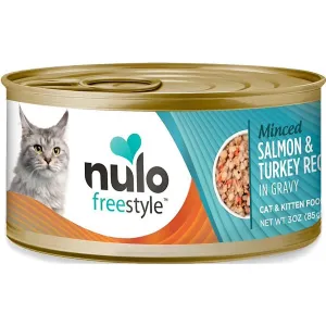 Nulo FreeStyle Minced Cat Can Salmon & Turkey Cat Food organic cat food, holistic cat food