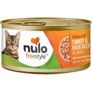 Nulo FreeStyle Minced Cat Can Turkey & Duck Cat Food organic cat food, holistic cat food