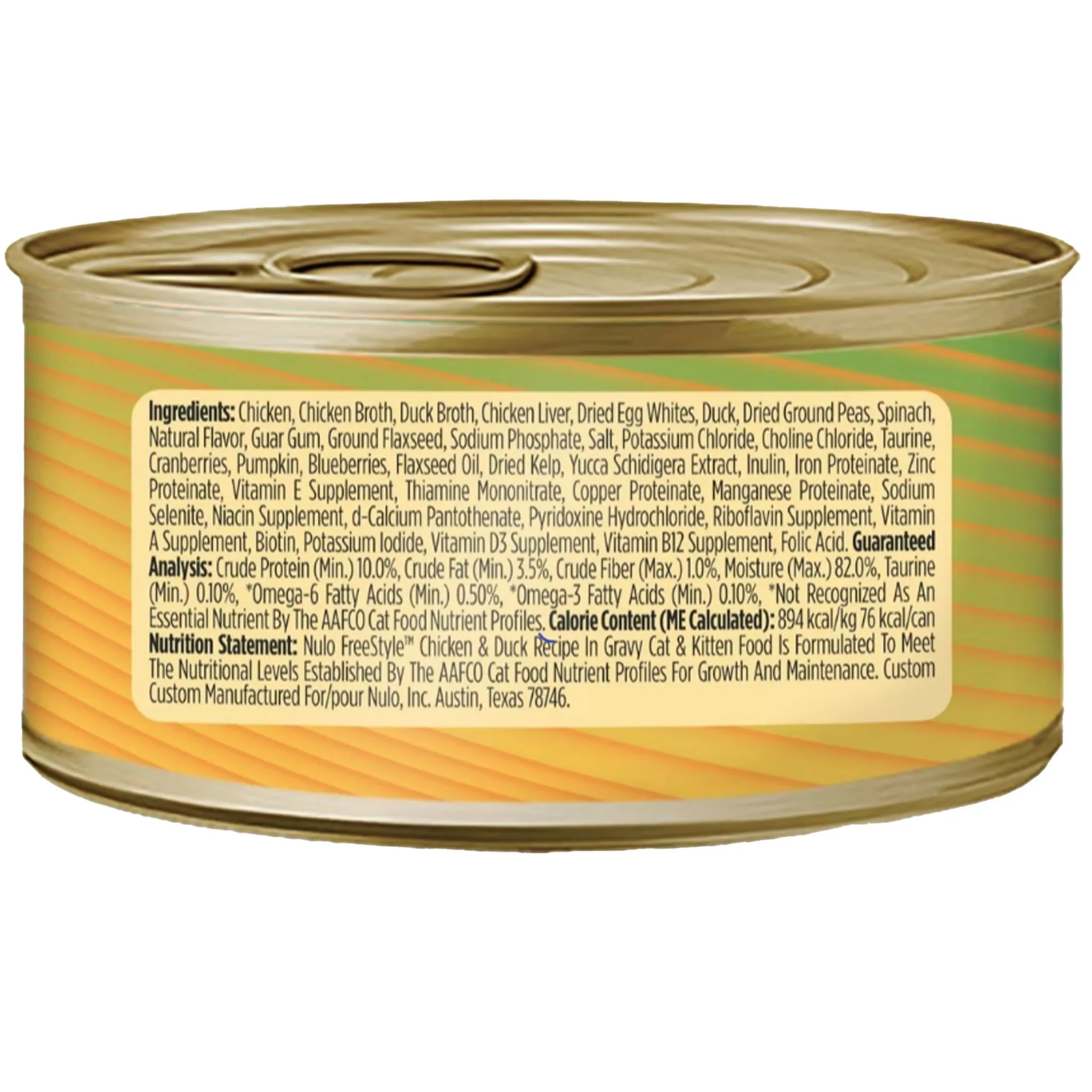 Nulo FreeStyle Shredded Cat Can Chicken & Duck Cat Food