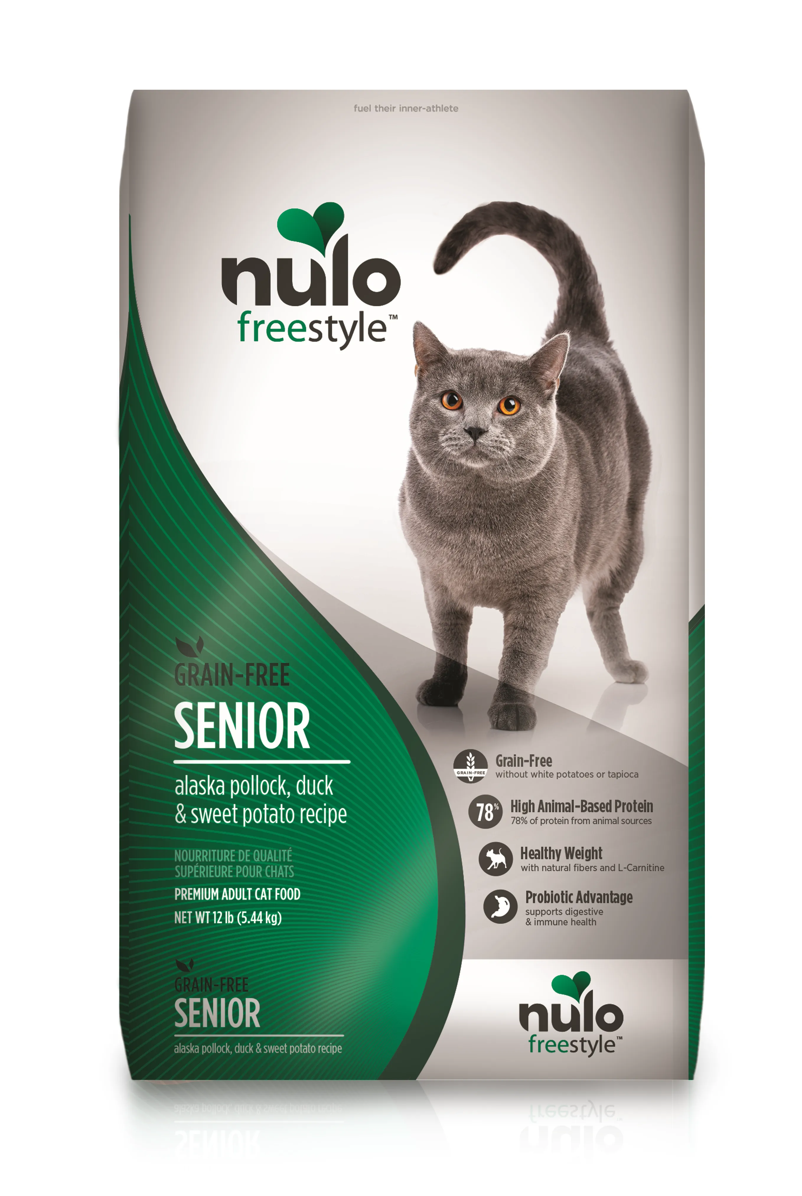 Nulo Senior Cat Freestyle Alaska Pollock, Duck & Sweet Potato