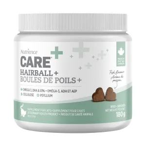 Nutrience Care Supplement for Cats - Skin & Coat/Hairball  - 180 g adult cat food, best cat food for adults