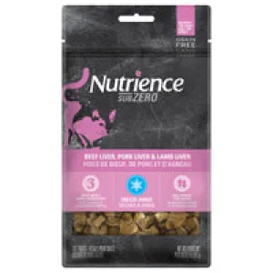 Nutrience CAT Grain Free SubZero Multi Protein Treats - Beef Liver, Pork Liver & Lamb Liver - 30 g (1 oz) cat treats, natural cat treats