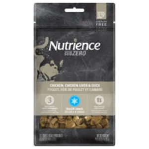 Nutrience CAT Grain Free Subzero Multi protein Treats - Chicken, Chicken Liver & Duck Liver - 30 g (1 oz) cat treats, natural cat treats