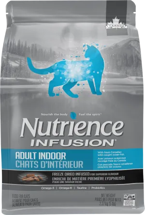 Nutrience Infusion Healthy Adult Indoor Fish 2.27kg dry cat food, cat kibble