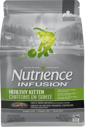 Nutrience Infusion Healthy Kitten 2.27kg dry cat food, cat kibble