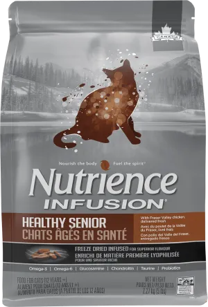 Nutrience Infusion Healthy Senior 2.27kg dry cat food, cat kibble