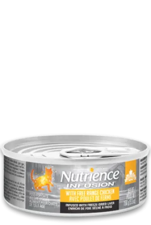 Nutrience Infusion Pt with Free Range Chicken 5.5oz dry cat food, cat kibble