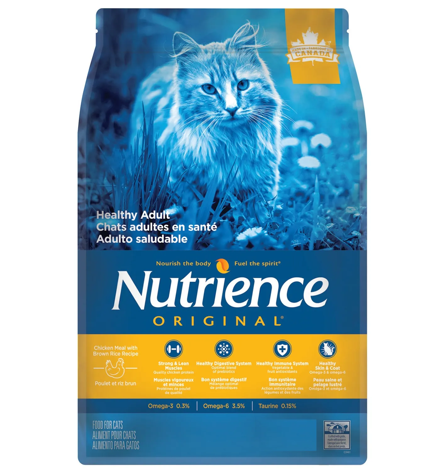 Nutrience Original Healthy Adult  Chicken Meal- Cat adult cat food, best cat food for adults
