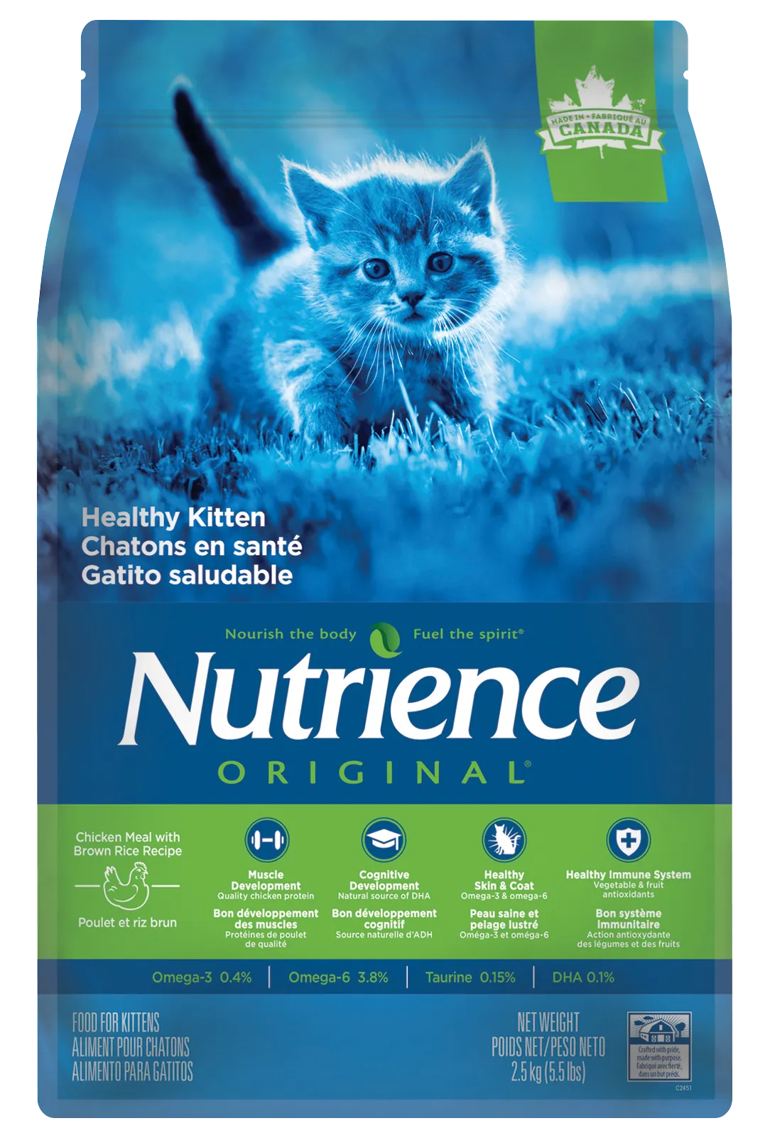 Nutrience Original Healthy Kitten Food 2.5kg dry cat food, cat kibble