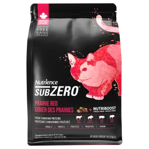 Nutrience SubZero Cat Prairie Red dry cat food, cat kibble
