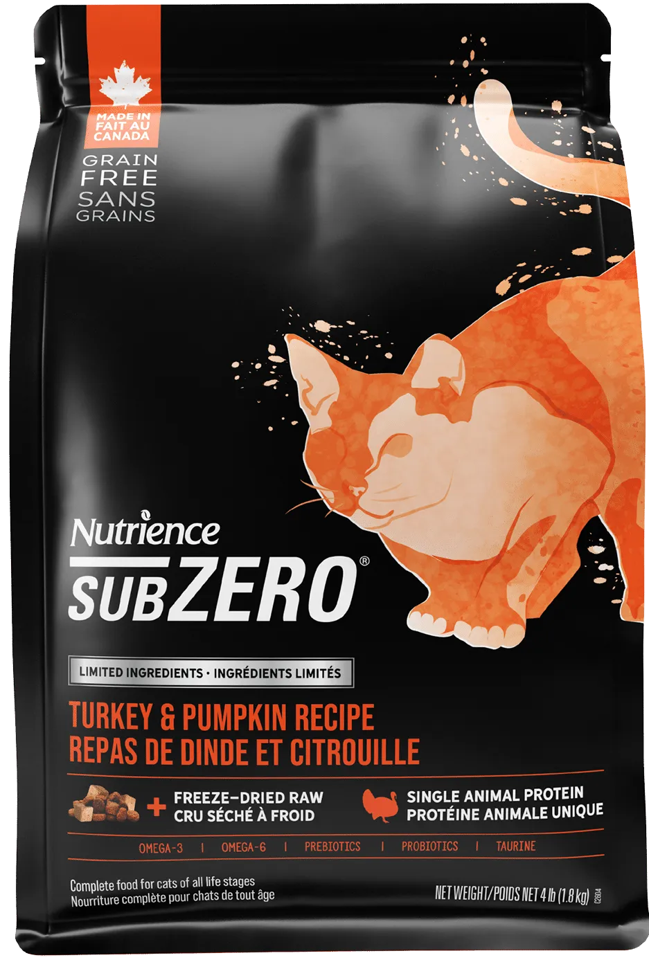 Nutrience SubZero Turkey & Pumpkin Limited Ingredient Cat Food dry cat food, cat kibble
