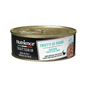 Nutrience Trattoria Seafood Shreds Cat Food - 70 g adult cat food, best cat food for adults