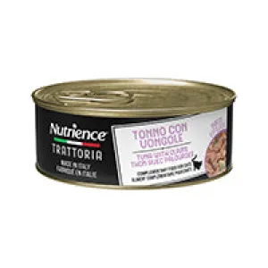 Nutrience Trattoria Tuna with Clam Shreds Cat Food - 70 g adult cat food, best cat food for adults