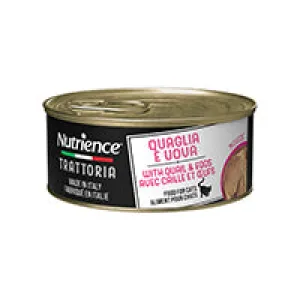 Nutrience Trattoria with Quail & Eggs Mousse Cat Food - 85 g dry cat food, cat kibble