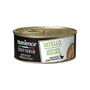 Nutrience Trattoria with Veal Mousse Cat Food - 85 g adult cat food, best cat food for adults