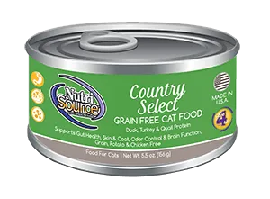 NutriSource Grain Free Country Select Canned Cat Food grain free cat food, no grain dry cat food