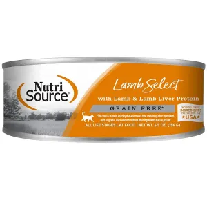 Nutrisource Lamb Select Lamb & Lamb Liver 5.5oz dry cat food, cat kibble