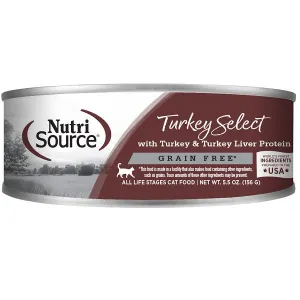 Nutrisource Turkey Select Turkey & Turkey Liver 5.5oz dry cat food, cat kibble