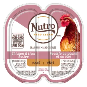 Nutro Cat Chicken & Liver Pate 75g dry cat food, cat kibble