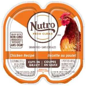 Nutro Cat Cuts In Gravy Chicken 75g dry cat food, cat kibble