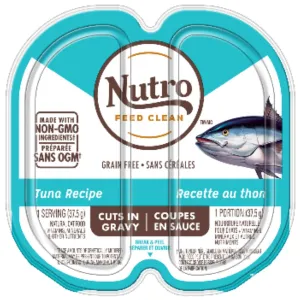 Nutro Cat Cuts In Gravy Tuna 75g adult cat food, best cat food for adults