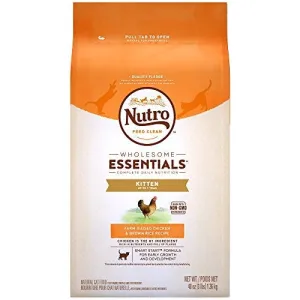 Nutro Kitten Chicken & Brown Rice Recipe kitten dry food, kitten wet food