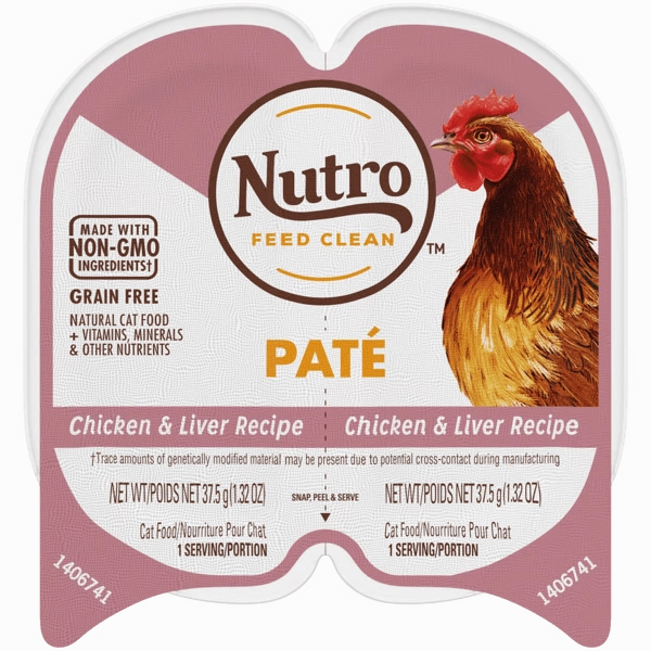 Nutro Perfect Portions Chicken & Liver Pate Wet Cat Food