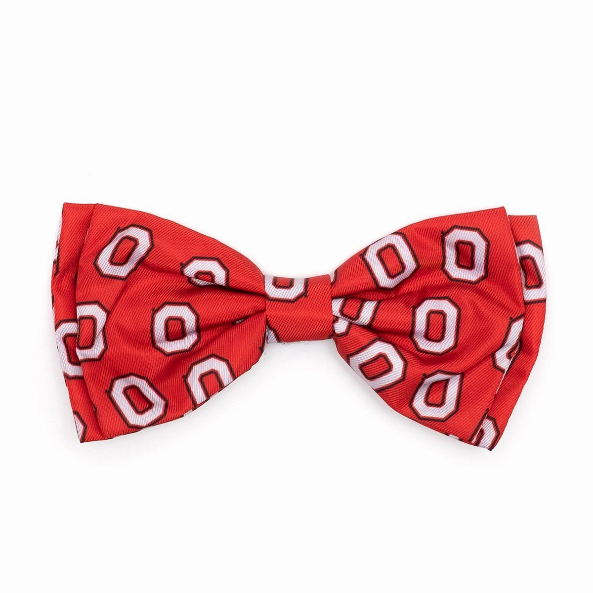 Ohio State Dog Bow Tie Tossed Block O dog collar accessory,collar decor