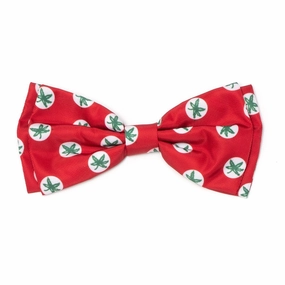 Ohio State Dog Bow Tie Tossed Decals dog collar accessory,collar decor