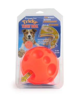 Omega Paw Tricky Treat Ball catnip toys, feather wand toy