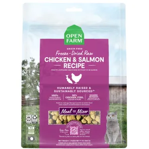 Open Farm Freeze-Dried Chicken & Salmon Cat Food organic cat food, holistic cat food