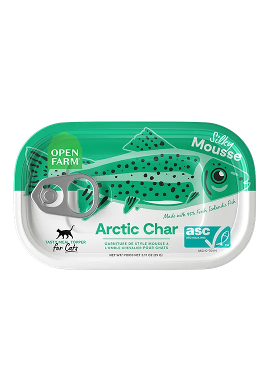 Open Farm Grain Free Arctic Char Wet Topper for Cats wet cat food, canned cat food