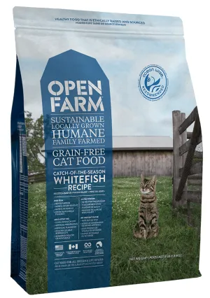 Open Farm Grain Free Catch of the Season Whitefish Recipe Dry Cat Food healthy cat food, premium dry cat food