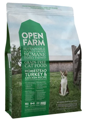 Open Farm Grain Free Homestead Turkey and Chicken Recipe Dry Cat Food grain free cat food, no grain dry cat food