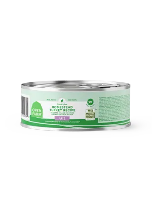 Open Farm Grain Free Homestead Turkey Pate Wet Cat Food grain free cat food, no grain dry cat food