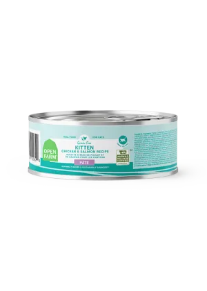 Open Farm Grain Free Kitten Chicken & Salmon Wet Cat Food kitten dry food, kitten wet food