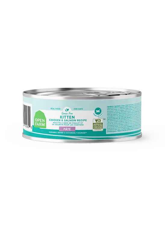 Open Farm Grain Free Kitten Chicken & Salmon Wet Cat Food kitten dry food, kitten wet food