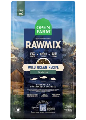 Open Farm Grain-Free RawMix Wild Ocean Recipe Cat Food grain free cat food, no grain dry cat food